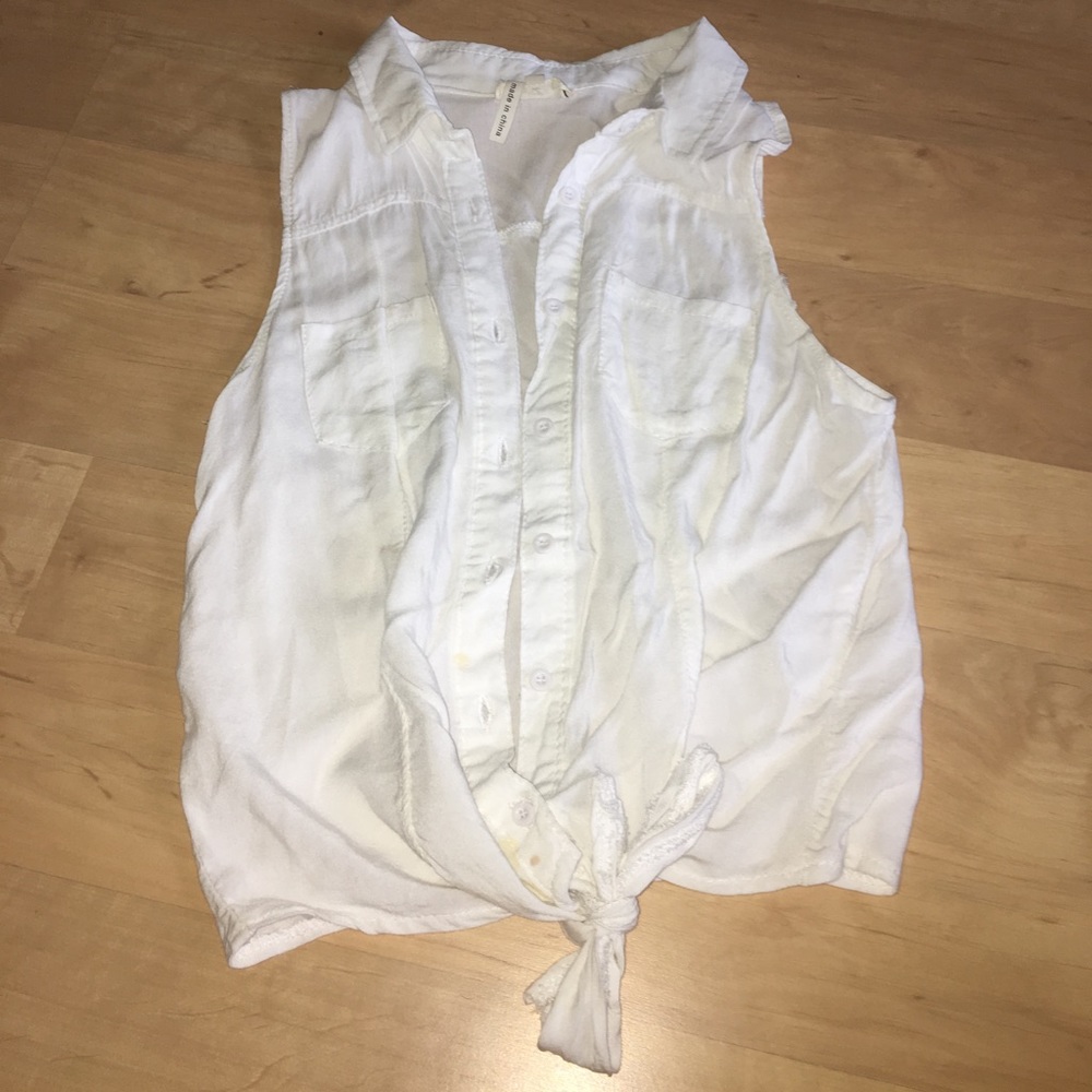 kirra button up tie shirt
